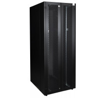 Шкаф серверный напольный Datarex, IP20, 42U, 2010х800х1000 мм (ВхШхГ), дверь: двойная распашная, перфорация, боковая панель: сплошная съемная, сварной