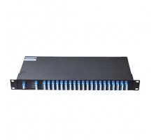 Мультиплексор DWDM Mux Demux Двухволоконый 40-Канальный с Портом Монитора, C21-C60, 1U Стойка, LC/UP