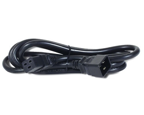 Силовой шнур APC, IEC 60320 C20, вилка IEC 320 C19, 4.6 м, 16А, цвет: чёрный