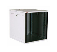 Шкаф телекоммуникационный настенный Lande EURObox, 19", 16U, 773х540х600 мм (ВхШхГ), дверь: металл, цвет: серый