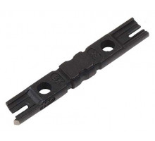Инструмент нож-вставка Hyperline, HT-314,324,334, профессиональный с контактами для плинтов (LSA) в стройство для заделки кабеля, (HT-14BK)