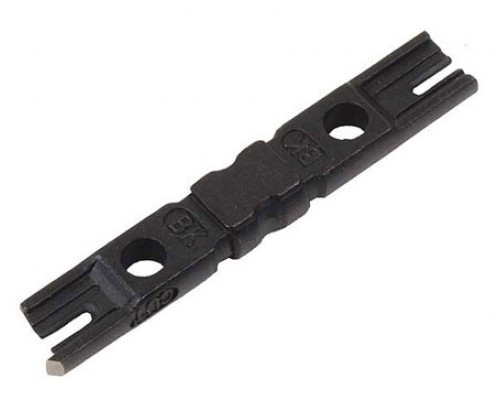 Инструмент нож-вставка Hyperline, HT-314,324,334, профессиональный с контактами для плинтов (LSA) в стройство для заделки кабеля, (HT-14BK)