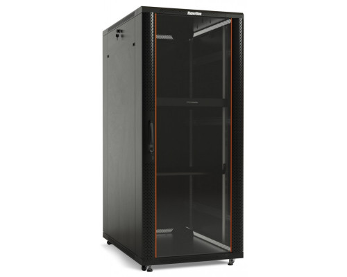 (Архив)Шкаф телекоммуникационный напольный Hyperline TTC2, 42U, 2055х800х600 мм (ВхШхГ), дверь: стекло, боковая панель: сплошная, разборный, цвет: чёр