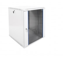 Шкаф телекоммуникационный настенный разборный ЭКОНОМ 15U (600 × 650) дверь стекло