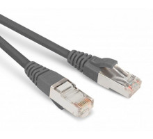 Шнур комм. Hyperline, кат. 5е, экр., SF/UTP, RJ45/RJ45, LSZH, AWG26 7м, серый