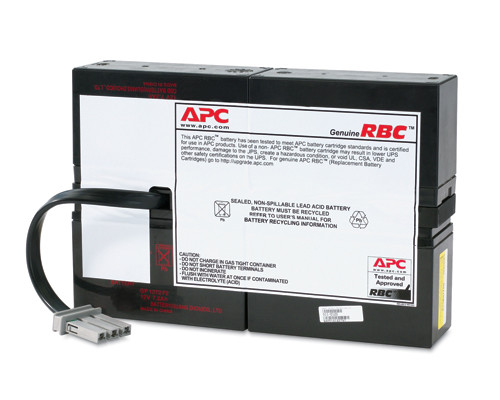 Аккумулятор для ИБП APC, 197х149х64 мм (ВхШхГ),  свинцово-кислотный с загущенным электролитом, 336 Ач, цвет: чёрный, (RBC59)