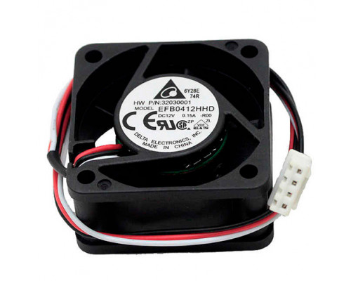 Вентилятор Delta Electronics DC, 12V, 40x20mm, 0.1А, EFB0412HHD