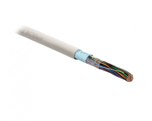 Кабель многопарный Hyperline, F/UTP, 25 пар., кат. 3, Ø 11,5мм, LSZH, внутри зданий, цвет: серый