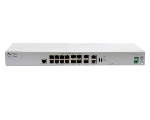 MES2208P Eltex  | Коммутатор 8 портов 1G с поддержкой с PoE, 48VDC