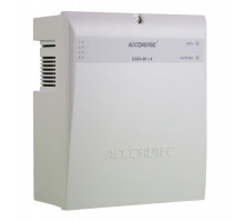 Блок питания AccordTec, пластик, цвет: белый, ББП-40 v.4 исп. 1, для видеонаблюдения, ОПС, СКУД, (AT-02578)