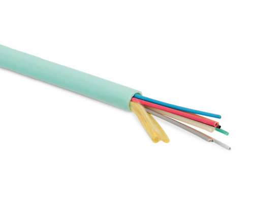 Кабель ВО Hyperline Micro-Bundle,  36хОВ, OM3 50/125, LSZH, Ø 5,7мм, внутри зданий, небронированный, цвет: голубой