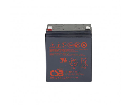 Аккумулятор для ИБП CSB Battery HR, 101,7х70х90 мм (ВхШхГ),  необслуживаемый свинцово-кислотный,  12V/, (HR 1221 W)