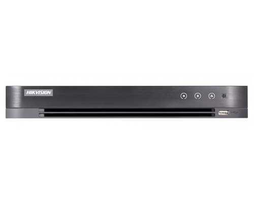Видеорегистратор HIKVISION, каналов: 16, H.265+/H.265/H.264+/H.264, 2x HDD, звук Да, порты: HDMI, 2x USB, VGA, CVBS, память: 12 ТБ, питание: DC12V, с