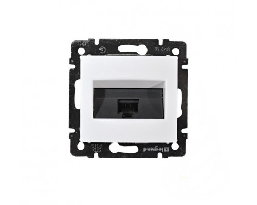 Розетка в сборе Legrand Valena, 1x RJ45, кат. 5е, экр., внутренняя, 51х58 мм (ВхШ), цвет: белый, (LEG.774238)