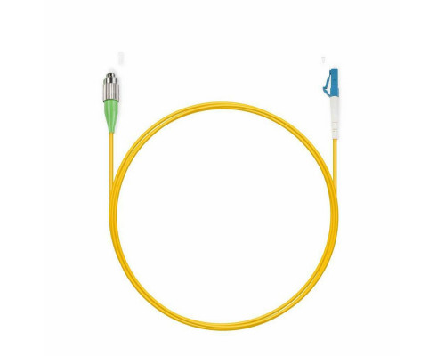 Патчкорд оптический BOUZ, FC/APC-LC/UPC, SM, Simplex, 3 метра, LSZH 3мм