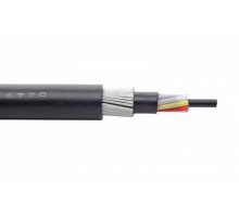 Кабель ВО Eurolan L04-FG Loose tube,  144хОВ, OM4 50/125, LSZH (нг(A)-HF), Ø 17,6мм, универсальный, бронированный, цвет: чёрный