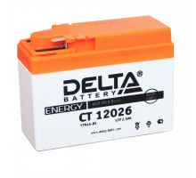 Аккумулятор для ИБП Delta Battery CT, 86х50х115 мм (ВхШхГ),  необслуживаемый свинцово-кислотный,  12V/2,5 Ач, (CT 12026)