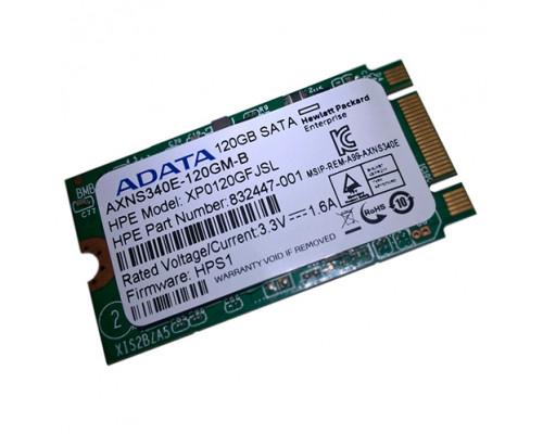 Накопитель SSD HPE 120GB MLC SATA 6Gbps M.2, XP0120GFJSL