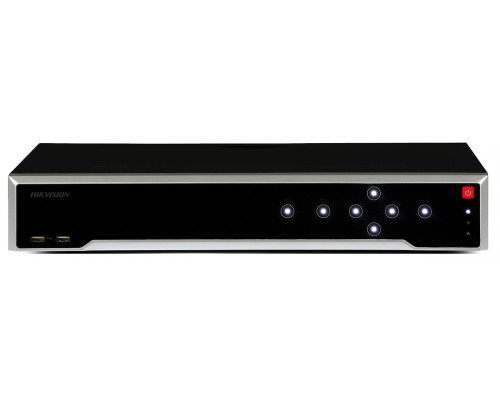 Видеорегистратор HIKVISION 8600, каналов: 32, H.265+/H.265/H.264+/H.264/MJPEG, 8x HDD, звук Да, порты: 2х HDMI, 3x USB, 2х VGA, память: 64 ТБ, питание
