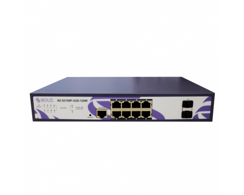 Коммутатор BOUZ BZ-S2108P-G2S-120W