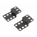 Комплект кронштейнов TLK с крепежом для бокового крепления блоков розеток и шин заземления