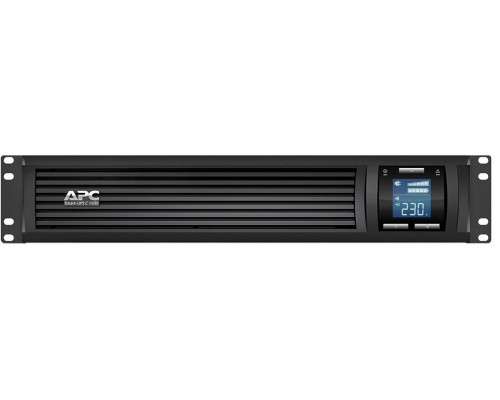 (Архив)ИБП APC Smart-UPS C, 1000ВА, линейно-интерактивные, в стойку, 1 х, АКБ: с акб, 432х406х89 (ШхГхВ), 230V, 2U,  однофазный, Ethernet, (SMC1000I-2