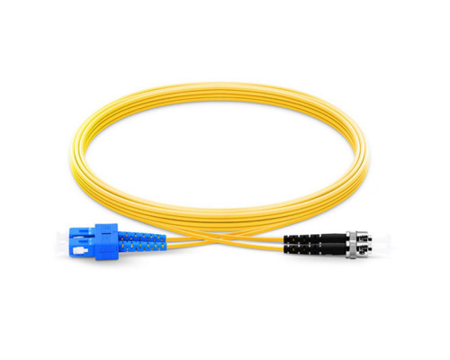Патчкорд оптический BOUZ, FC/UPC - SC/UPC, SM, Duplex, 1 метр, LSZH 2мм