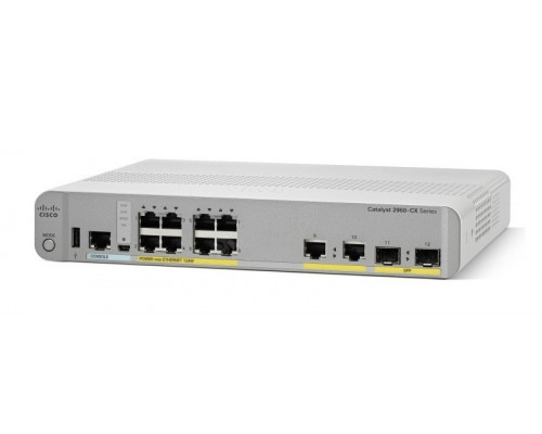 Коммутатор Cisco Catalyst WS-C2960CX-8PC-L