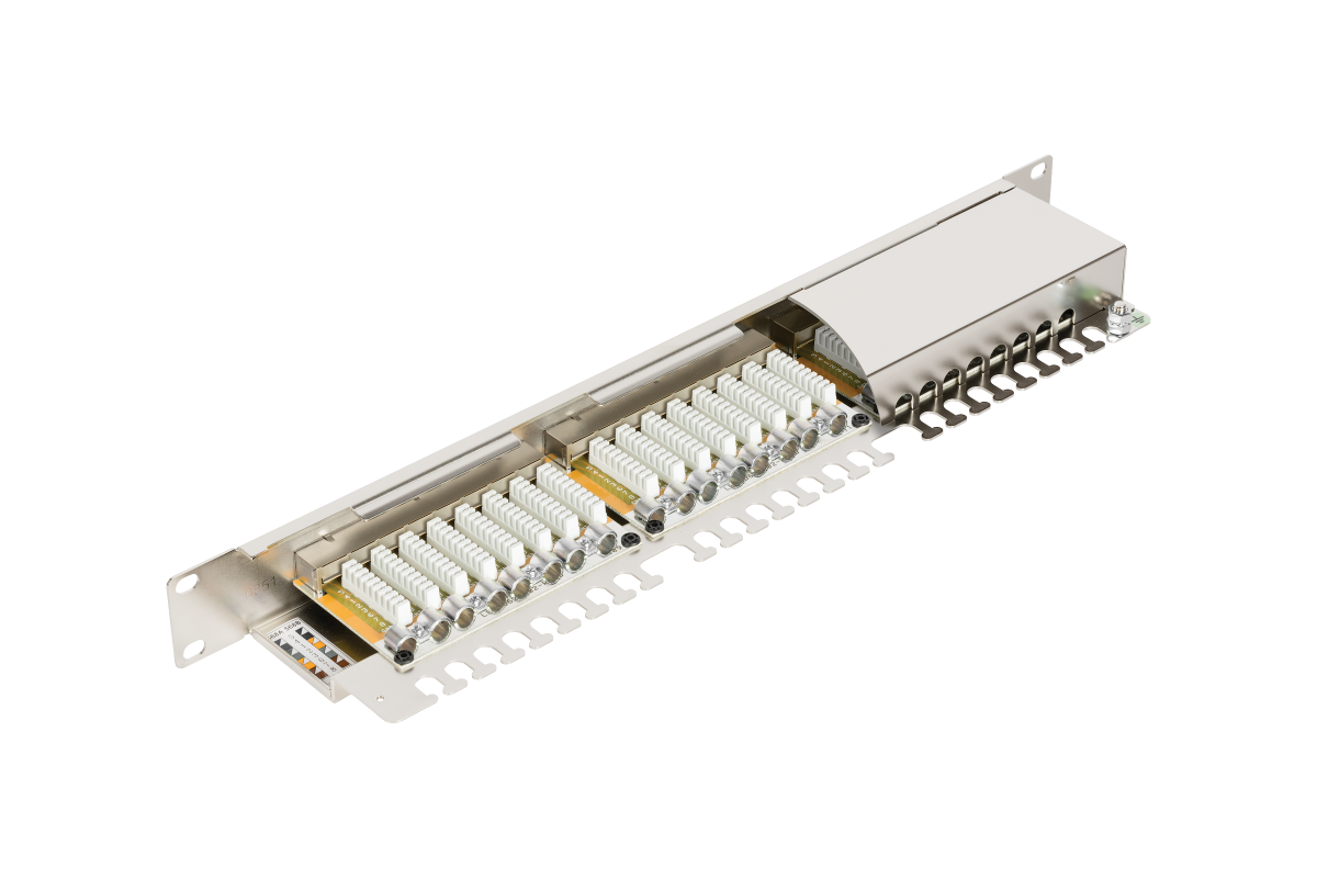 Panel 24. NMC-rp24se2-1u-MT кат.6. NMC-rp24sd2-1u-MT. NMC-rp24. Патч -панель , 19″ экранированная , 1u, 24 порт.