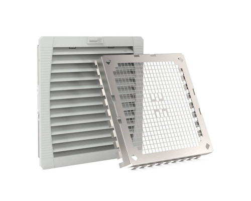 Вентиляторный модуль Pfannenberg PF 42.500 EMC, с фильтром, 230V, 252х252х103 мм (ВхШхГ), вентиляторов: 1, 40 дБ, IP54, поток: 156 м3/ч, для шкафов, ц