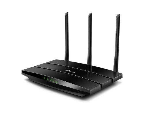Маршрутизатор TP-Link, портов: 5, LAN: 4, WAN: 1, скорость мб/с: 1 900, антенн: 3, USB: Нет, 32,5х243х160,6 мм (ВхШхГ), цвет: чёрный, Archer A8