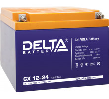 Аккумулятор для ИБП Delta Battery GX, 125х175х166 мм (ВхШхГ),  необслуживаемый электролитный,  12V/24 Ач, цвет: синий, (GX 12-24)