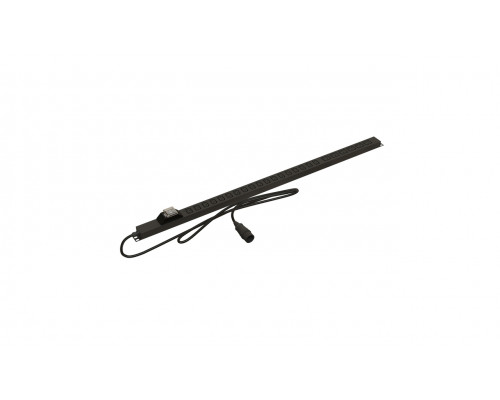 Блок силовых розеток Hyperline SHE, IEC 60320 С13 х 18, IEC 60320 С19 х 6, вход IEC 309 32A 2P+E, шнур 3 м, 1 975мм 32А, автомат, чёрный