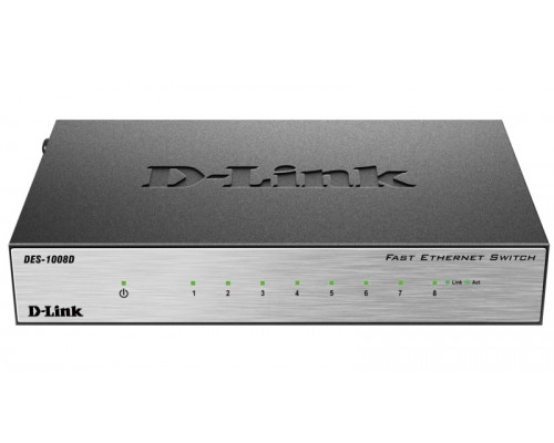 Коммутатор D-Link, DES-1008D/L2B