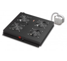 Вентиляторный модуль Datarex, термостат, вентиляторов: 4, IP20, для шкафов