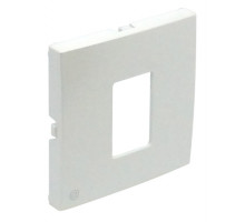 Лиц. панель розеточная Efapel Logus90, 1х RJ45, плоская, цвет: лёд (90751 TGE)