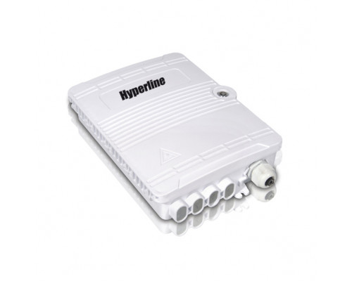 Бокс оптический Hyperline FO-WBI(P), портов: 8, SC/LC (duplex), до 8 хОВ, 1U, 47х213х163 мм (ВхШхГ), (FO-WBI-8A-GY)