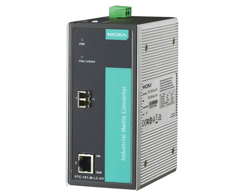 Медиаконвертер MOXA PTC-101-S-LC-HV