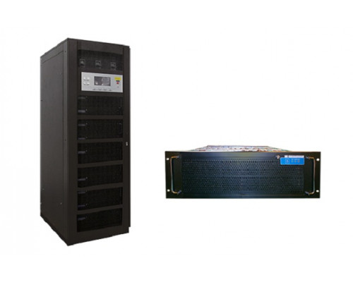 ИБП ELTENA Monolith XM, 120000ВА, 1 модуль 20 ква, онлайн, напольный, 600х800х1400 (ШхГхВ), 380V,  трехфазный, Ethernet, (Monolith XM 120)