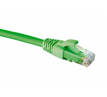 Шнур комм. Eurolan, кат. 6, неэкр., U/UTP, RJ45/RJ45, LSZH, AWG26, 3м, зелёный