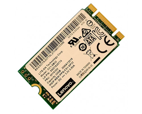 Накопитель SSD Lenovo M.2 CV1 32GB SATA 6Gbps Non-Hot Swap 00YK352