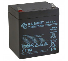 Аккумулятор для ИБП B.B.Battery HR, 102х70х90 мм (ВхШхГ),  необслуживаемый электролитный,  12V/5,3 Ач, (BB.HR 5.8-12)