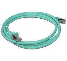 Шнур комм. Lanmaster, кат. 5е, экр., FTP, RJ45/RJ45, LSZH, 1м, синий