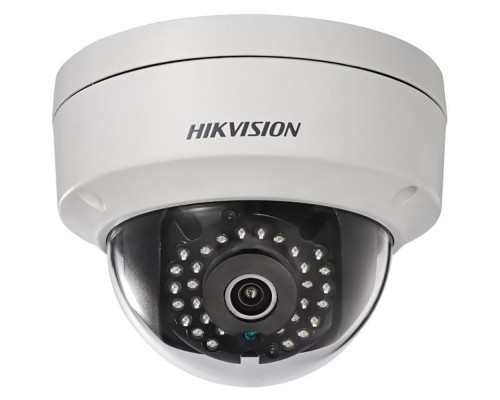 Сетевая IP видеокамера HIKVISION, купольная, улица, 1/2,8’, ИК-фильтр, цв: 0,028лк, фокус объе-ва: 4мм, цвет: белый, (DS-2CD2122FWD-IS (T) (4mm))