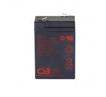 Аккумулятор для ИБП CSB Battery GP, 102х48х70 мм (ВхШхГ),  необслуживаемый свинцово-кислотный,  6V/4,5 Ач, (GP 645)