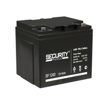 Аккумулятор Delta Battery SF, 170х165х195 мм (ВхШхГ) 12V/40 Ач, цвет: чёрный, (SF 1240)