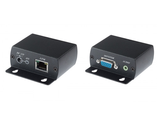 Комплект SC&T, RJ45, приёмник+передатчик, D-sub 15, (VE01HA)