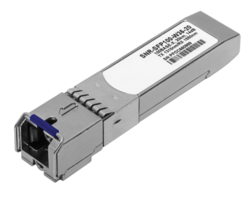 Модуль SNR SFP WDM, дальность до 20км (14dB), 1310нм, 100Mb, SNR-SFP100-W35-20