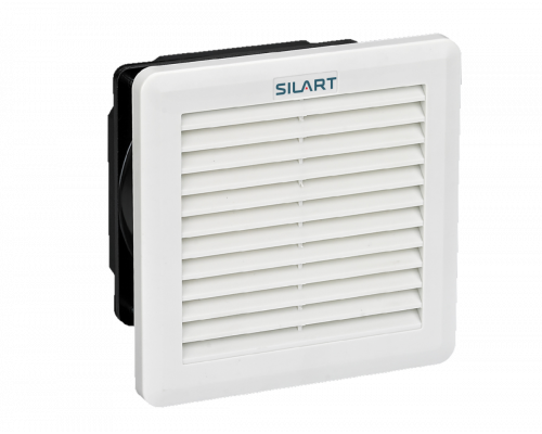 Вентиляторный модуль SILART NLV, с подшипником качения, 12V, 150х150х75 мм (ВхШхГ), вентиляторов: 1, 48 дБ, IP54, поток: 78 м3/ч, для шкафов, цвет: чё