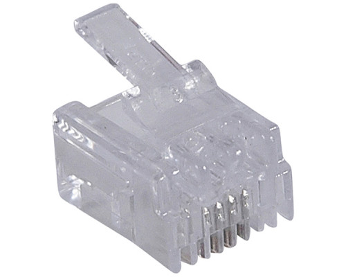 Вилка Legrand LCS3, RJ11, цвет: прозрачный